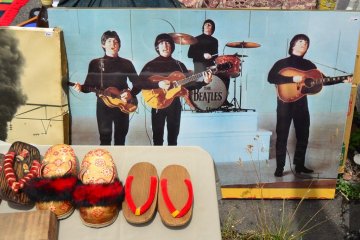 Meet The Beatles and other musicians at this Sunday antiques market.