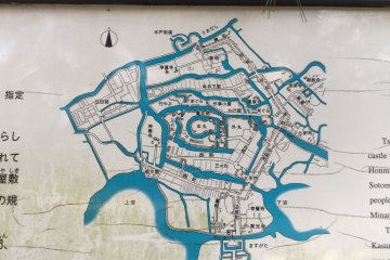 The extensive moat system of Turtle Castle