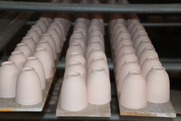 Lors de la visite de l'atelier, toutes les étapes de fabrication sont visibles
