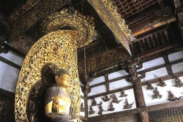 Amitabha Tathagata, sculpture by Jocho of the Heian period