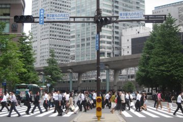 Towered Over in Marunouchi