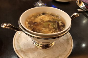 Soup as an appetizer