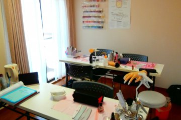 A small classroom so that the instructors can look after each student carefully