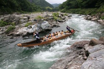 Nagatoro Iwaya Line Kudari, a more traditional whitewater experience