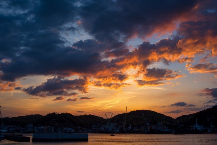Sunset on the Island of Ie