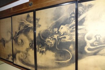 An interior wall.