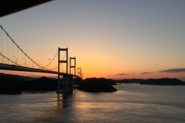 Evening scenery of Shimanami Kaido