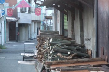 Biomass fuel in town