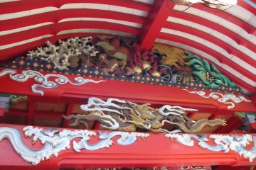 Kasamori Inari Shrine in Matsumoto