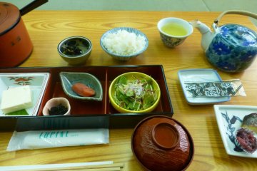 Traditional Japanese breakfast
