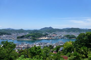 The view over Onomichi from the top of Senkoji Park