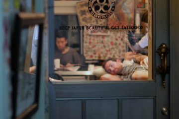 Take a peek inside Three Tides Tattoo in Tokyo.