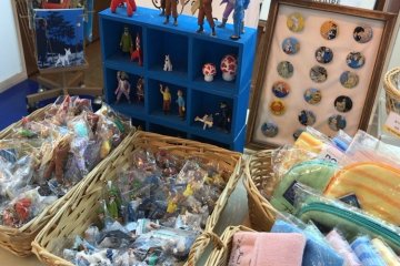 Figurines, badges and more