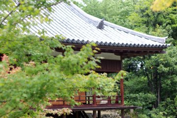 Traditional wooden building with genuine Japanese Shoin-style architecture