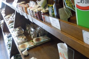 Health food goods, farm produce, especially eggs (they look really special)
