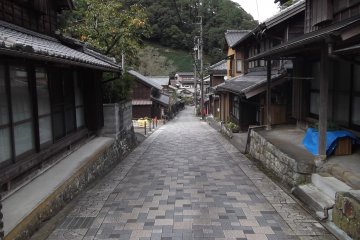 A view down the main slope