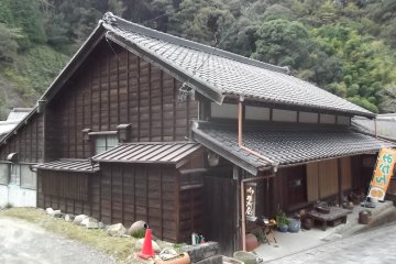 You can buy locally grown satsumas (in season) at this house