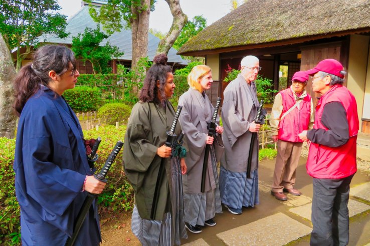 At Samurai Houses, Sakura City