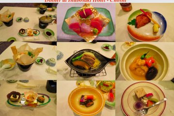 Dinner at Inubosaki Hotel  