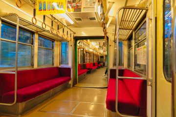 Inside the train