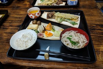 Iya soba at Experience Atelier Tsuzuki