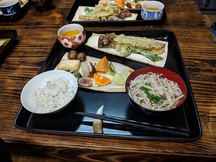 Iya soba at Experience Atelier Tsuzuki