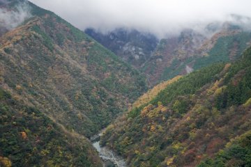 The sprawling landscape of Iya Valley