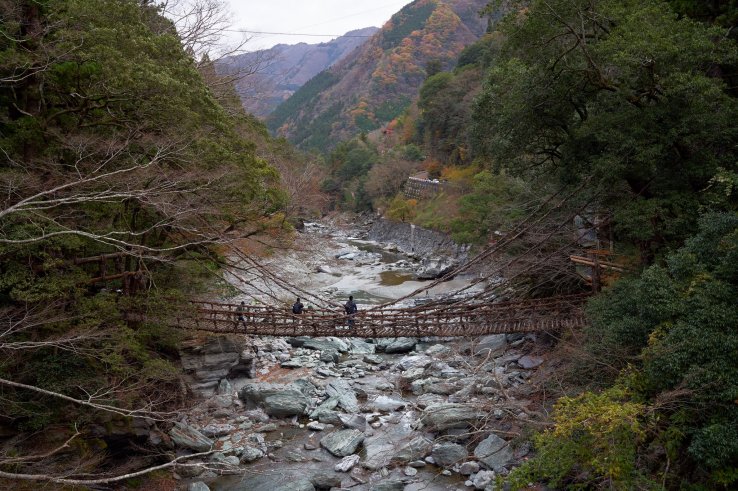Kazurabashi Bridge in Tokushima