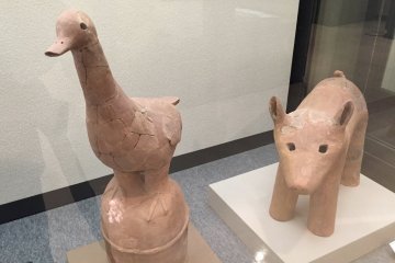 Clay figures from the burial mounds carry messages from long ago