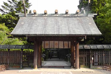 A view towards the entrance