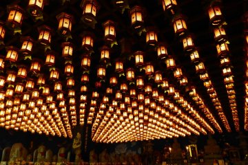 The silence, the incense and the glowing lanterns in this temple make for one magical experience