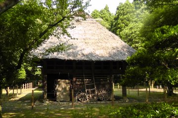 Old samurai house in the Miyazaki Shrine Forest