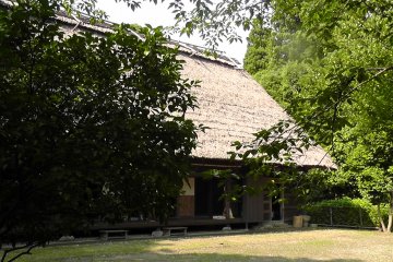 Old samurai house in the Miyazaki Shrine Forest