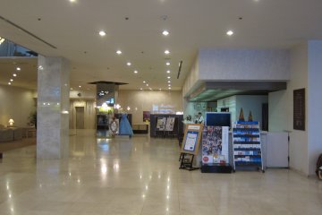 Spacious lobby