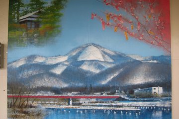 Painting of the mountain with the big Dai