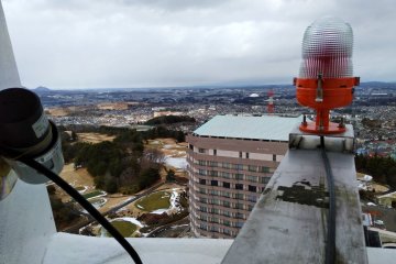 View from the top floor windows