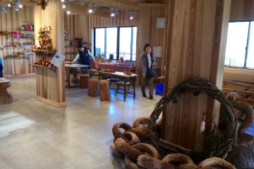 The wood workshop. 