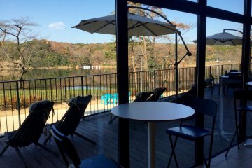 Plenty of nooks to choose from to relax and enjoy the view.