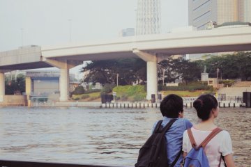 The promenade is always full of people observing the skyline and taking pictures of it.