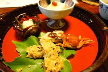 My appetizer plate at dinner