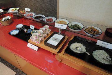All you can eat Japanese food for breakfast