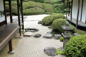 Le jardin sec du Raikyū-ji 