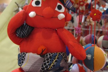 Say hi to Namahage at Topico Department Store JR Akita Station
