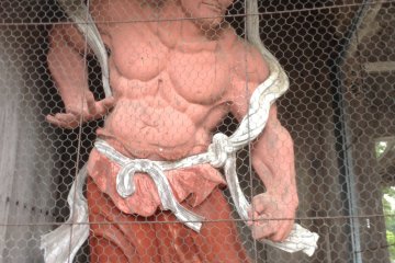 One of the temple guardians gave me quite the stare down. Make sure to mind your manners on the sacred grounds.