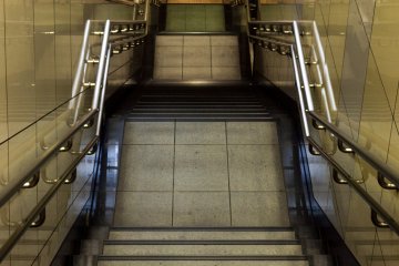 There are plenty of stairs to walk if you're feeling energetic.