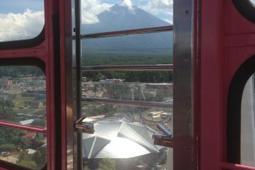 Fuji from the ferris wheel!