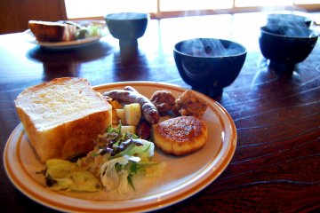 The breakfast was delicious