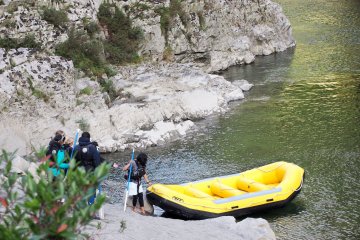 First time rafting