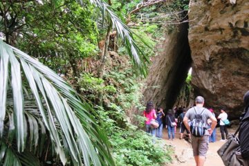 Sefa Utaki is famous for its natural triangular cathedral