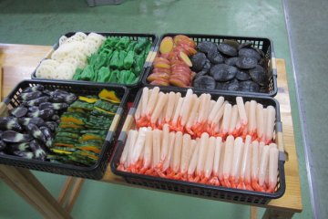 Vegetables to be fake tempura